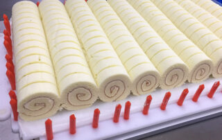 Swiss rolls.